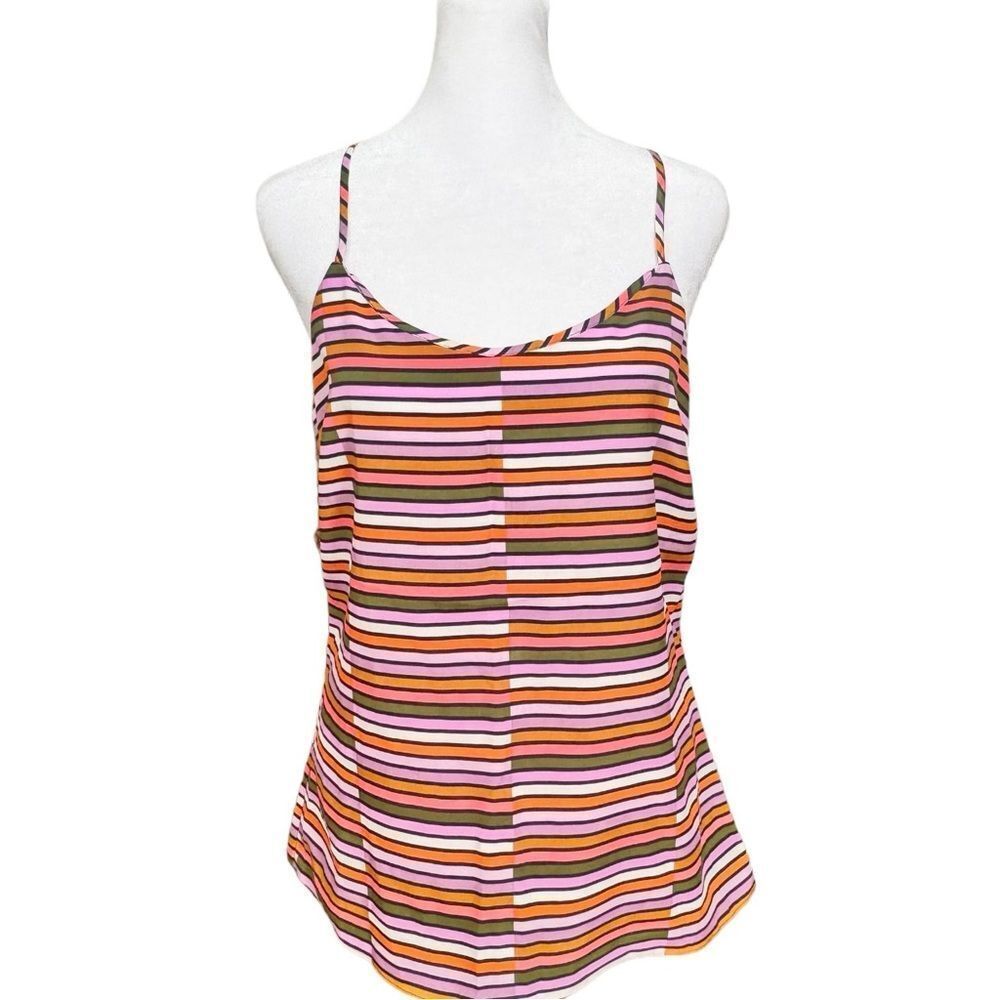 J. Crew Factory Sleeveless Colorful Lightweight Tank Top Blouse. 2.